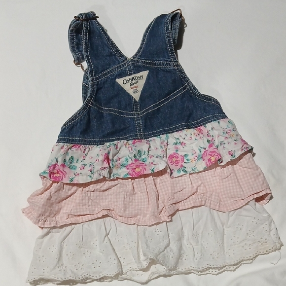 OshKosh B'gosh Denim and Floral Skirtall - Picture 2 of 3